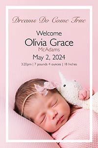 birth announcement